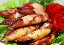 Mực trứng chiên vàng rộm cực ngon