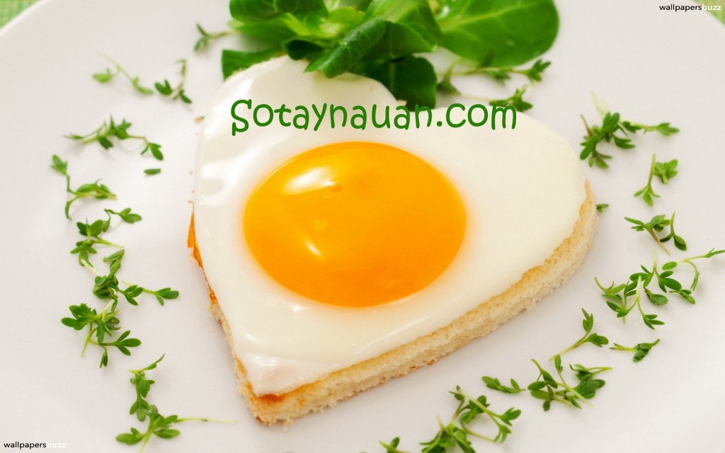 Bánh mì trứng ốp lết (ốp la) hoàn hảo cho bữa sáng