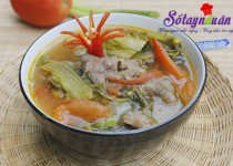 Cách nấu canh dưa bò