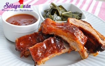 Đồ ăn tây, cách làm sườn nướng BBQ