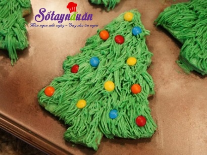 Thực đơn tiệc Noel - Cách làm bánh quy cây thông đón Giáng sinh -  Naungon.com 