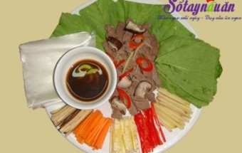 Nấu ăn món ngon mỗi ngày với Dứa xanh, cách làm thịt bò cuốn lá cải