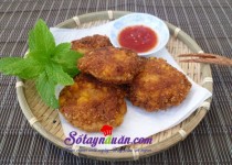 Chả ngô chiên giòn rụm