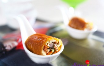 Nấu ăn món ngon mỗi ngày với Váng đậu, món ngon nem cuốn vịt quay