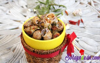 Nấu ăn món ngon mỗi ngày với Lá chanh, Ốc hương xào tỏi ớt lá chanh thơm lừng