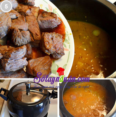 Bò hầm cà ri nước cốt dừa 5
