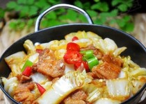 Cải thảo xào thịt