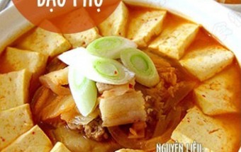 Nấu ăn món ngon mỗi ngày với Đậu phụ, Canh kim chi đậu phụ