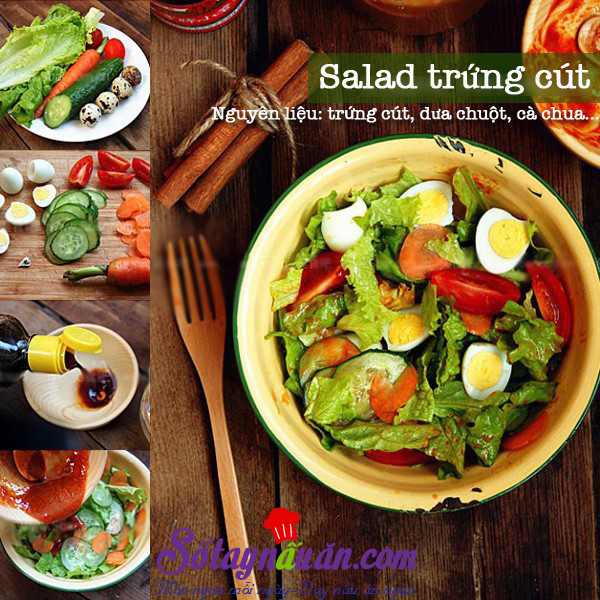 Salad trứng cút 1