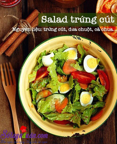 Salad trứng cút - Sổ tay nấu ăn|Món ngon dễ làm|Học nấu ăn ngon
