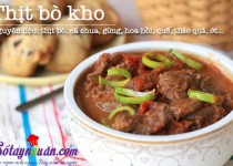 Thịt bò kho thơm phức