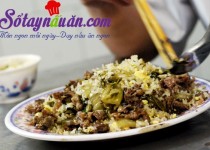 Cách làm cơm rang dưa bò