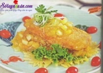 Đậm đà phi lê cá chẽm xốt thơm