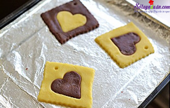 cách làm cookie trái tim cho ngày Valentine 6