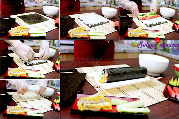 Cách làm sushi ngon tuyệt hảo và cực kì giản đơn 3