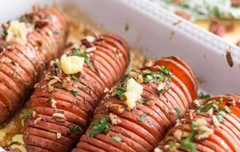 Nấu ăn món ngon mỗi ngày với Lá thyme, Hướng dẫn làm khoai nướng hasselback Thuỵ Điển lạ miệng kết quả
