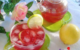 Học pha chế, Công thức cho trà chanh hoa hồng giải nhiệt cực tốt kết quả