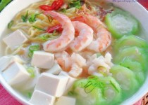 Hướng dẫn nấu canh mướp đậu hũ đậm đà đưa cơm