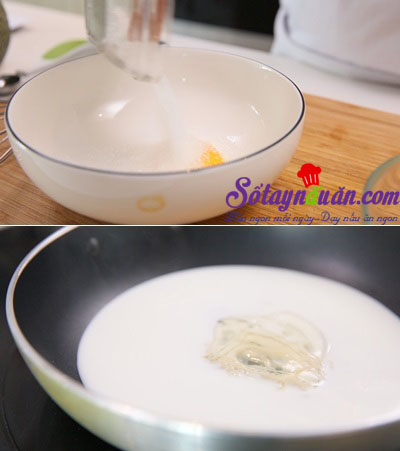 Cách làm bánh mousse dưa lưới giống Patbingsu Hàn Quốc  2