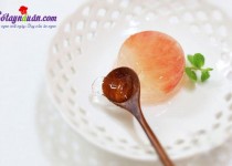Cách làm thạch bưởi đào giải nhiệt mát lạnh ngày hè