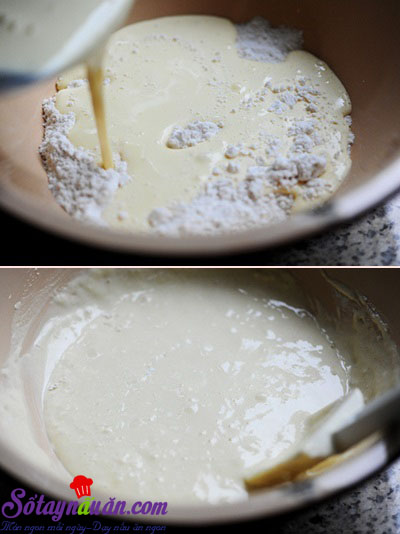 Cách làm bánh bông lan sữa mềm ngon ngây ngất 5