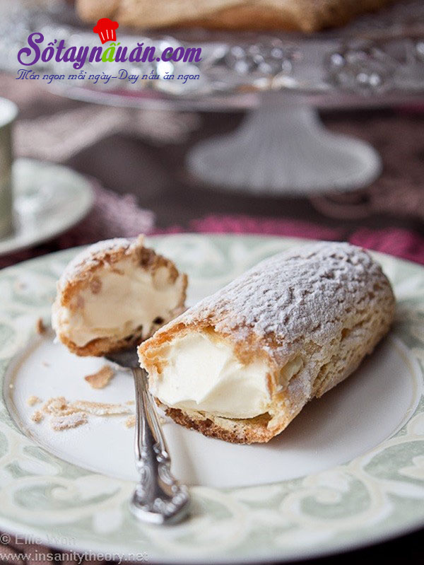 Cách làm bánh Éclair - bánh nữ công tước của Pháp 