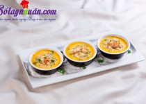 Đậu hũ hấp tôm cho ngày nắng nóng
