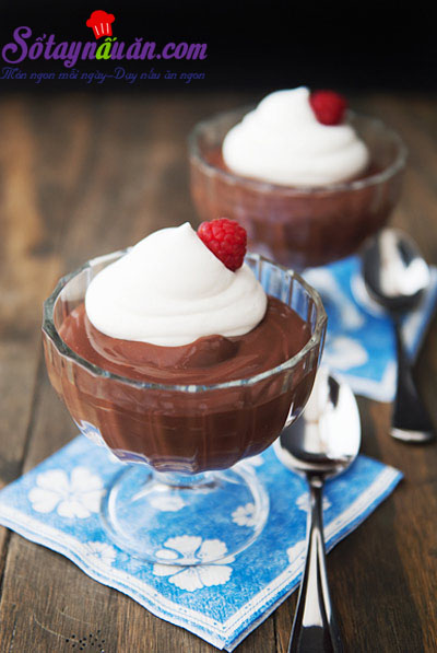 Cách làm pudding chocolate ngọt ngào khó chối từ 