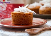 Hướng dẫn làm bánh bông lan caramel dừa không cần lò nướng
