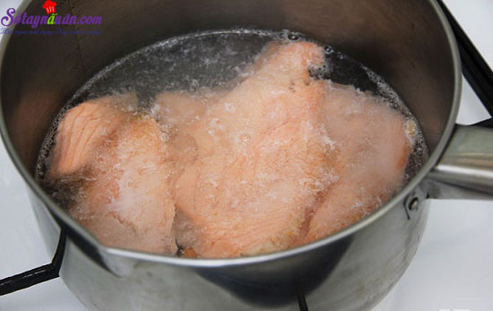 cách làm bánh cá hồi với khoai tây nghiền 3