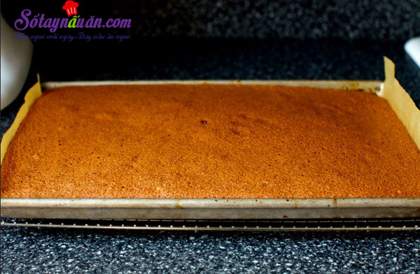 Cách làm bánh bông lan chocolate ngon mê mẩn 6