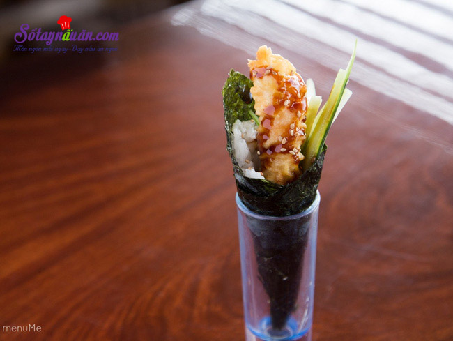 Làm sushi cuộn với nấm cực kì thơm ngon và giản đơn kết quả