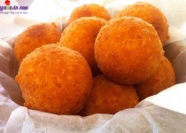 Bánh khoai tây phô mai viên ngon mê mẩn