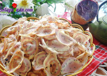 Bánh tai heo khoai lang – món ăn vặt ngon tuyệt