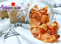 Cách làm snack khoai tây cay cay giòn rụm