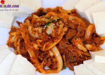Lạ miệng với kim chi chiên đậu phụ