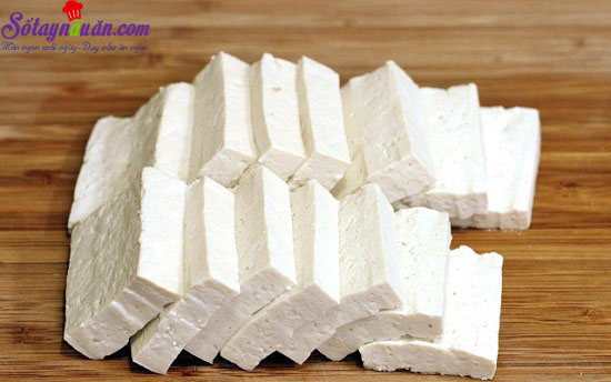 cách làm kim chi chiên đậu phụ 2