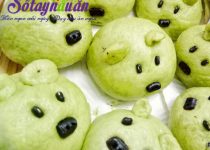 Cách làm bánh bao chay nhân trà xanh cực dễ cực ngon
