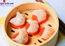 Ấm bụng với há cảo tôm thịt nóng hổi