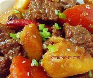 Đồ ăn Tây, Hướng dẫn cách làm bò hầm Trung Hoa thơm ngon