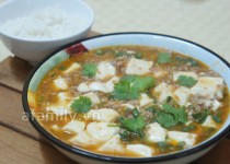 Đậu phụ xốt sa tế