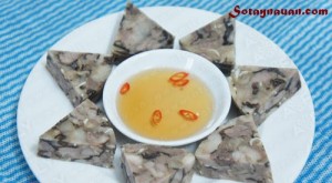 Món ăn Việt Nam, cách làm giò thủ tai heo miền bắc