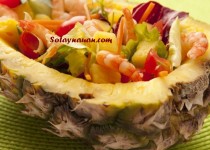 Salad Tôm Dứa (Salad tom dua) chua dịu chống ngán