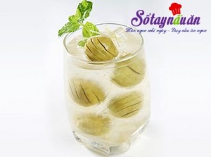 Đồ uống, Cách ngâm sấu