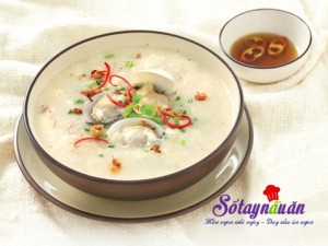 Cách nấu cháo, Hướng dẫn cách nấu cháo ngao nước cốt dừa thơm ngon