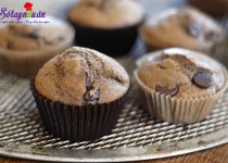 Cách làm bánh muffin cà phê chocolate chip