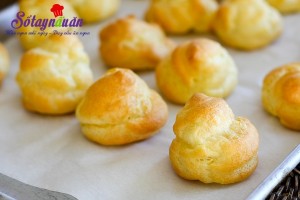 Món ngon cuối tuần, cách làm bánh su kem
