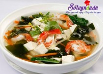 Cách nấu canh rong biển nấu tôm