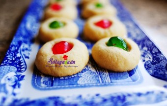Tiệc Noel, cách làm bánh quy bơ cherry cho tiệc noel đón giáng sinh