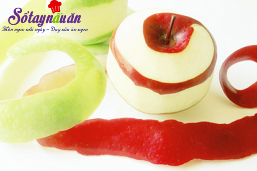 Để táo, lê không bị biến sắc sau khi gọt vỏ